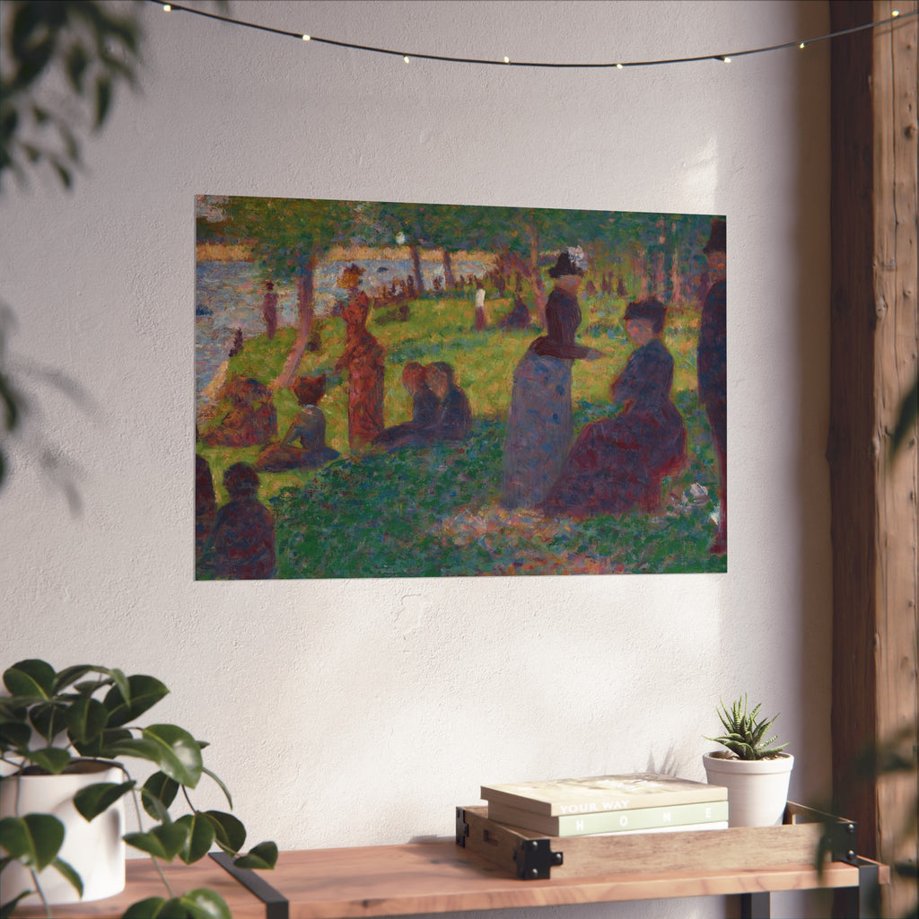 Georges Seurat - Oil Sketch for A Sunday on La Grande Jatte — 1884 | Fine Art Poster