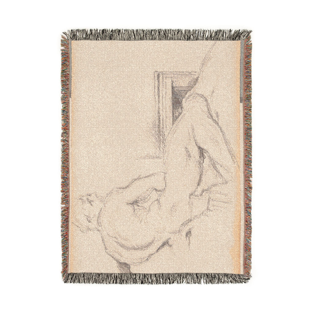 Paul Cezanne - Hercules Resting | Woven Tapestry Blanket