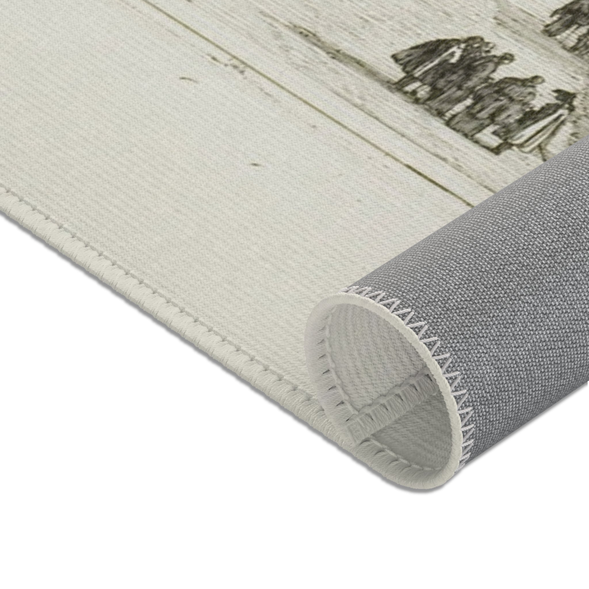 Canaletto - Prà della Valle, from Vedute | Area Rug