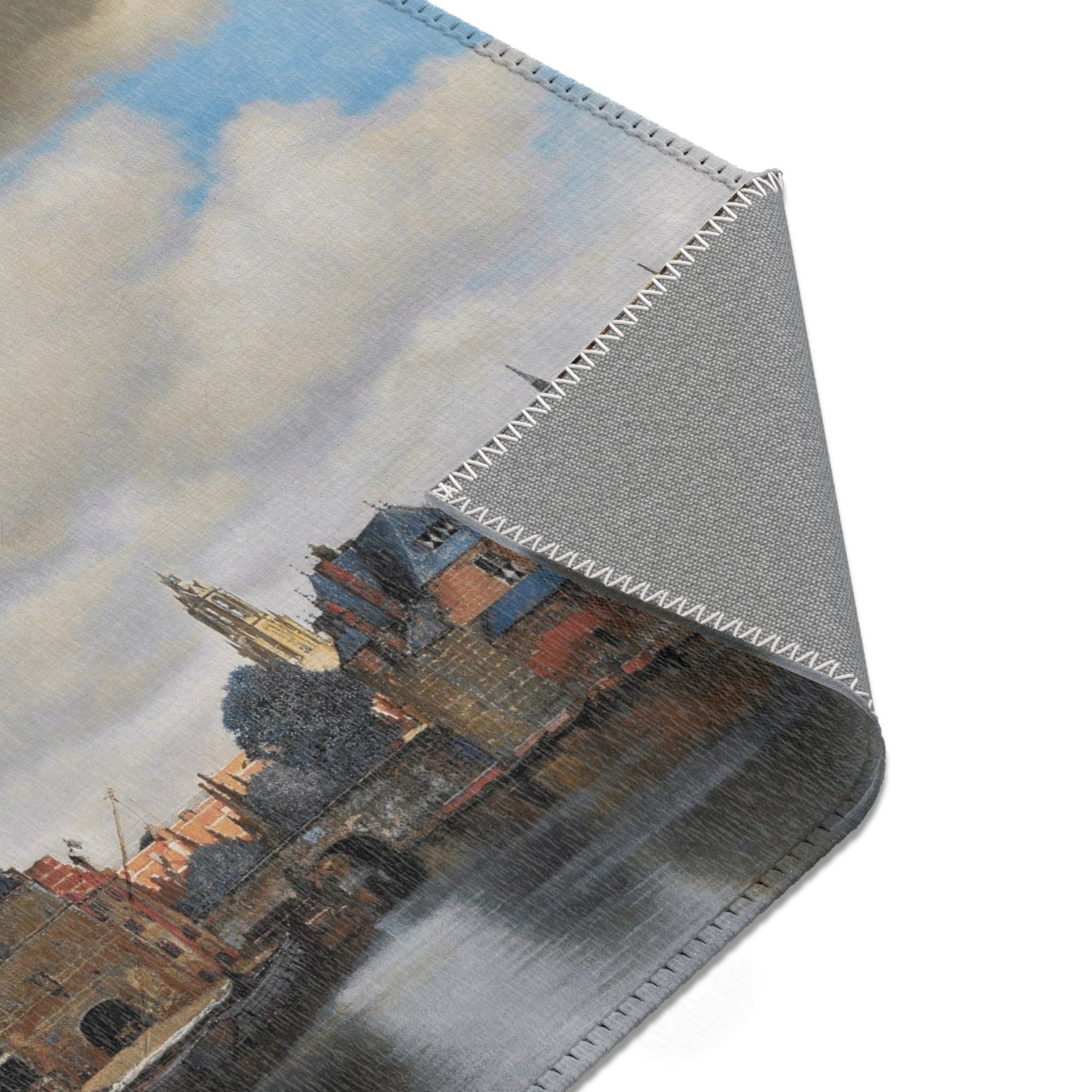 View of Delft, by Johannes Vermeer | Area Rug