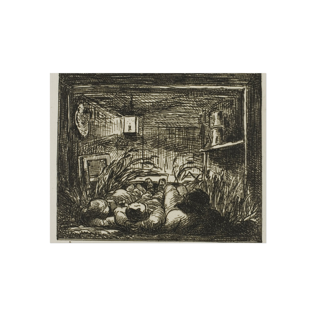 Charles François Daubigny - Bedding Down on the Boat (Night on the boat) | Fine Art Poster