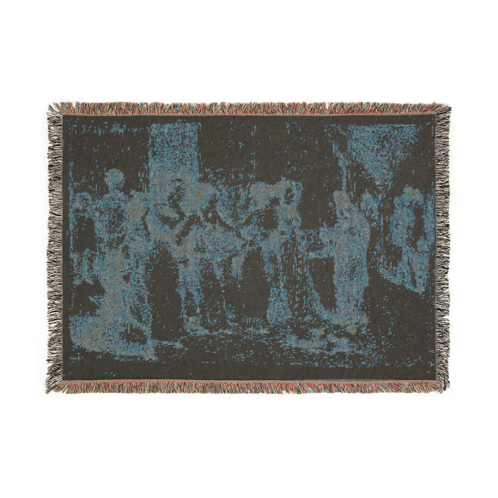 Pierre-Auguste Renoir - Workers' Daughters on the Outer Boulevard (Illustration for Émile Zola's L'Assommoir ) | Woven Tapestry Blanket