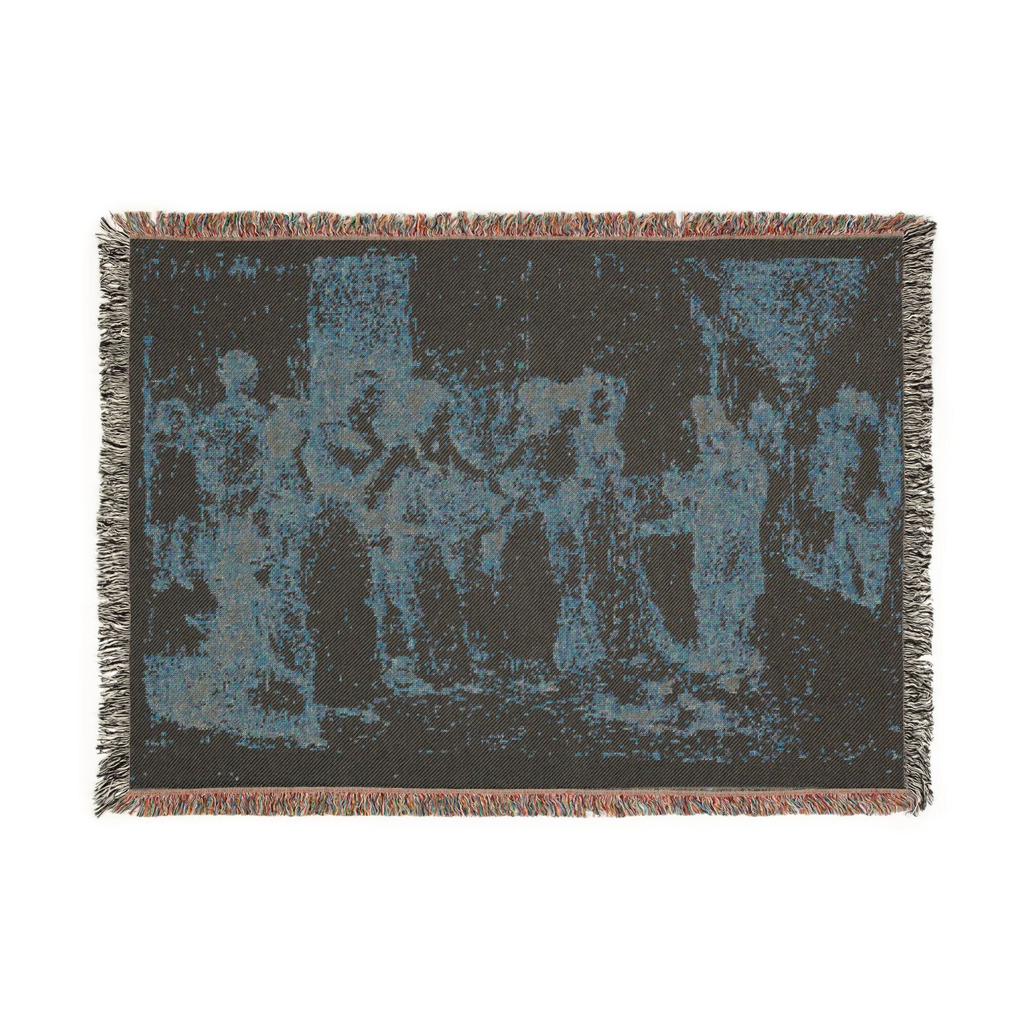 Pierre-Auguste Renoir - Workers' Daughters on the Outer Boulevard (Illustration for Émile Zola's L'Assommoir ) | Woven Tapestry Blanket