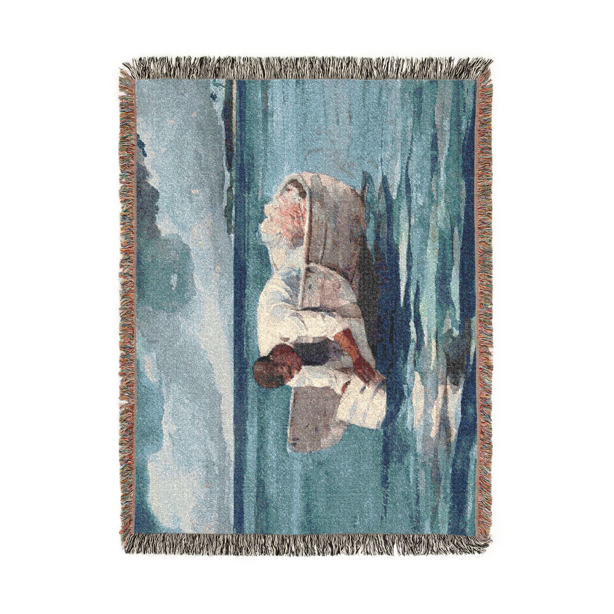 Winslow Homer - The Water Fan | Woven Tapestry Blanket