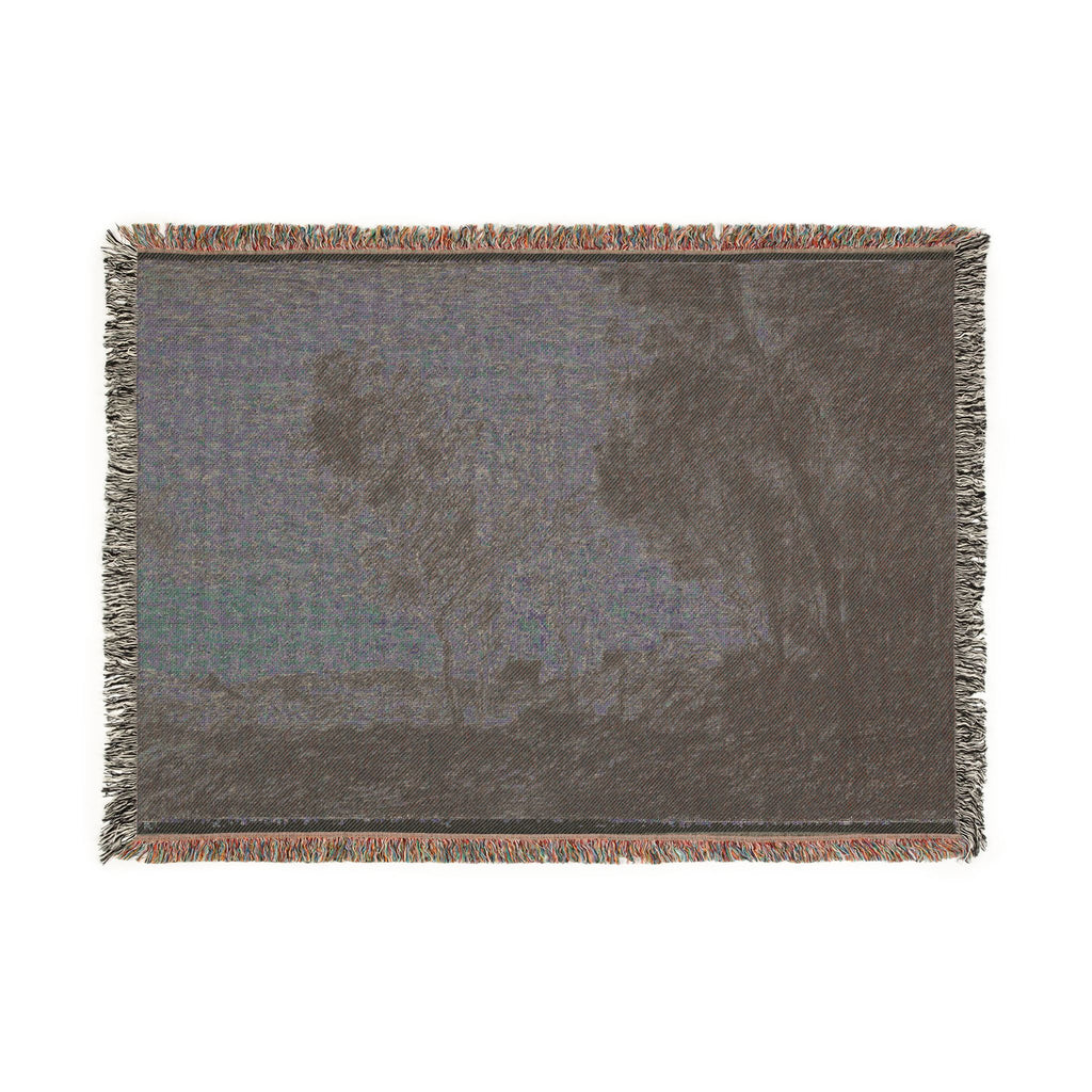 Jean Baptiste Camille Corot - In the Dunes Souvenir of the Woods of the Hague | Woven Tapestry Blanket