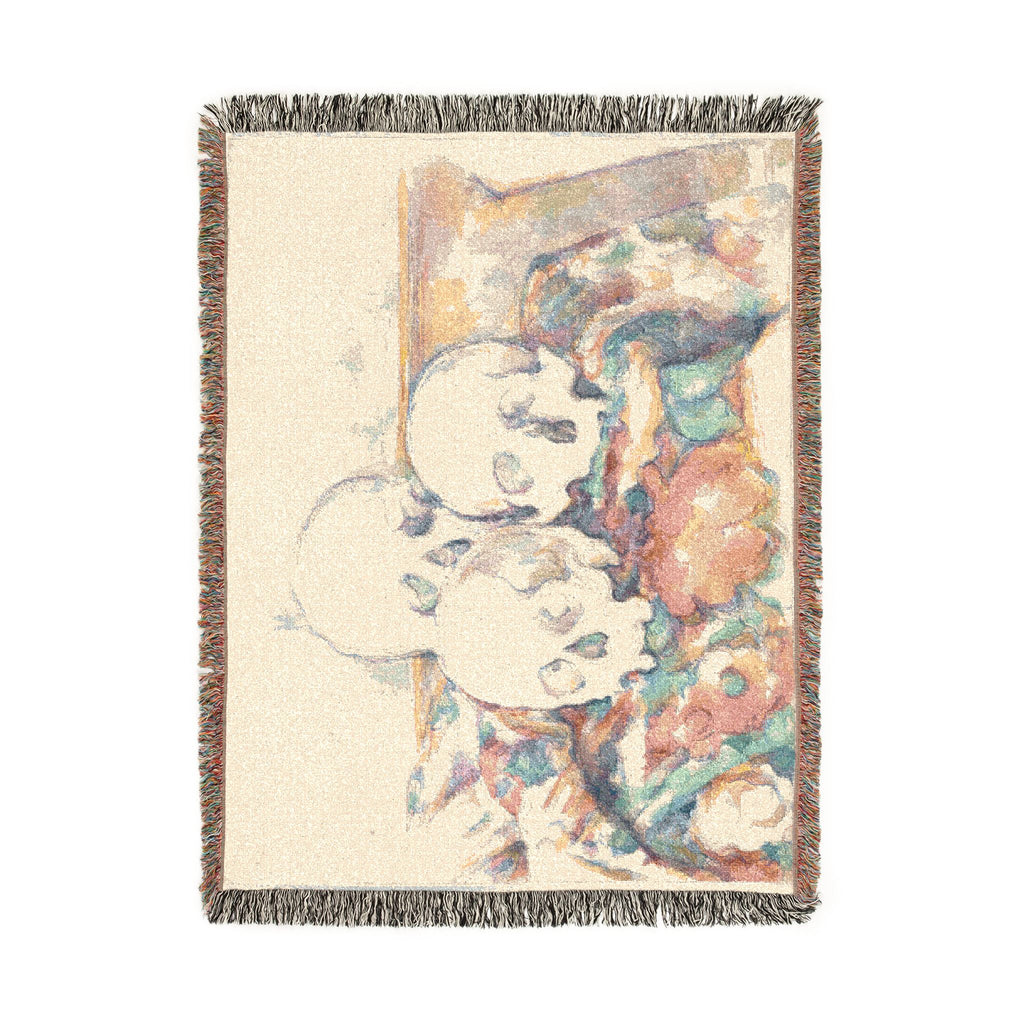 Paul Cezanne - The Three Skulls | Woven Tapestry Blanket