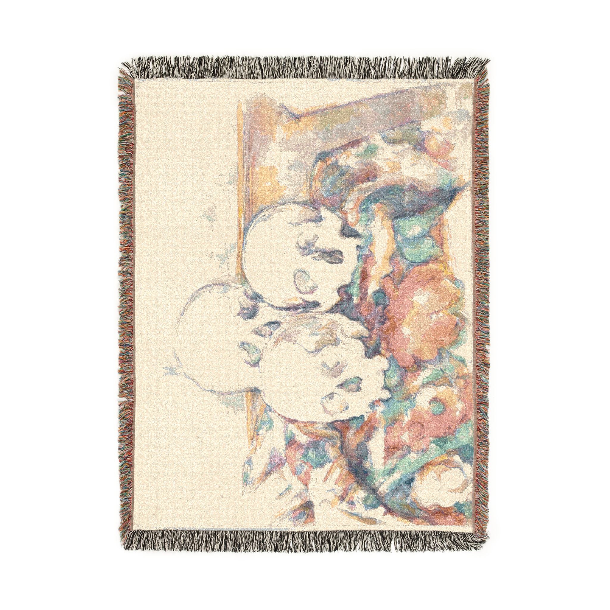 Paul Cezanne - The Three Skulls | Woven Tapestry Blanket