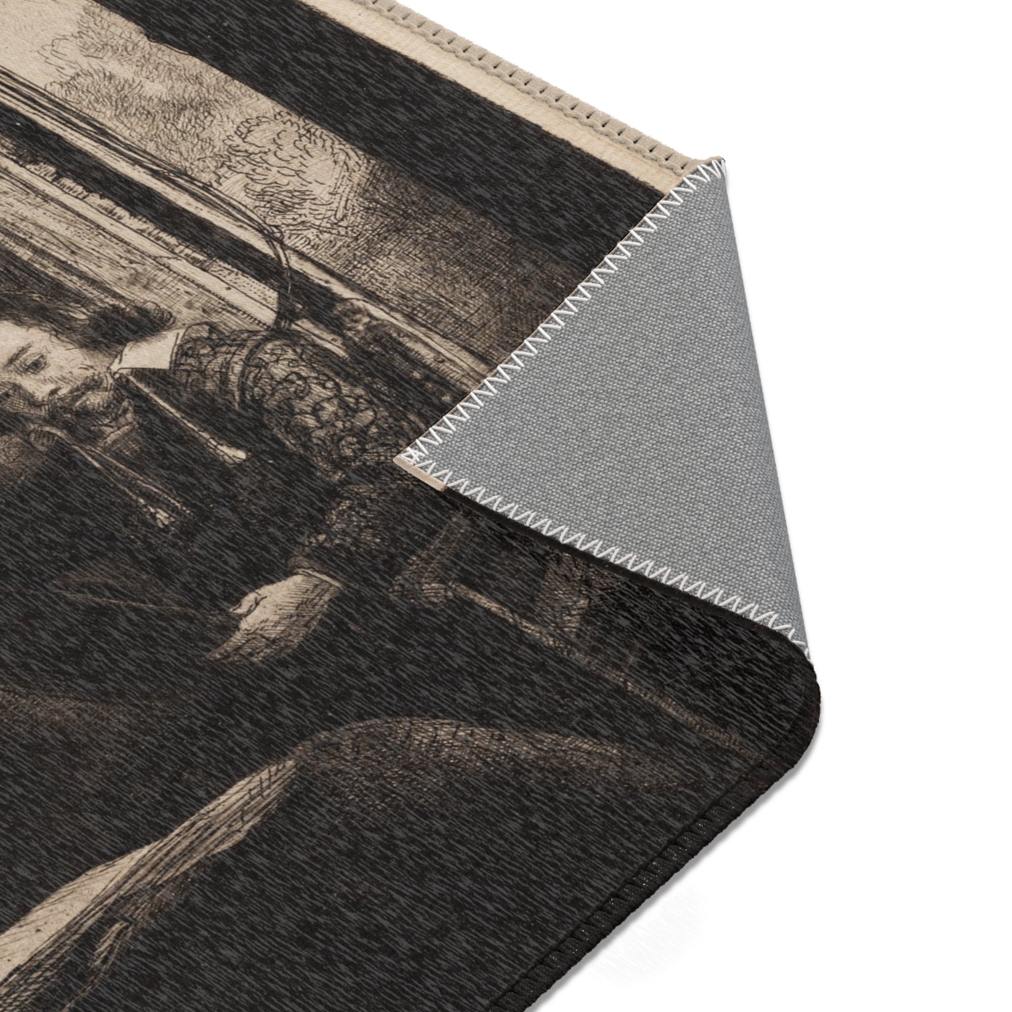 Rembrandt van Rijn - Abraham Francen, Apothecary | Area Rug