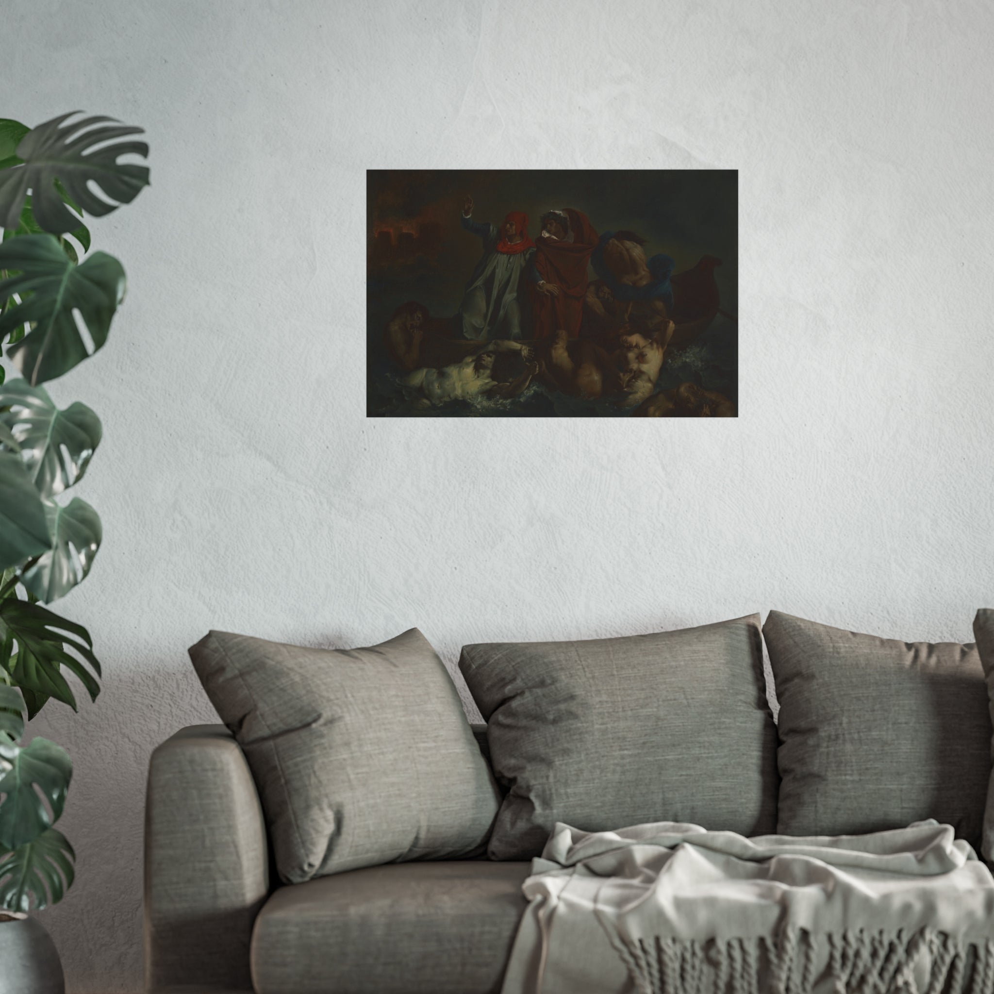 After Eugène Delacroix - Dante's Bark | Fine Art Poster
