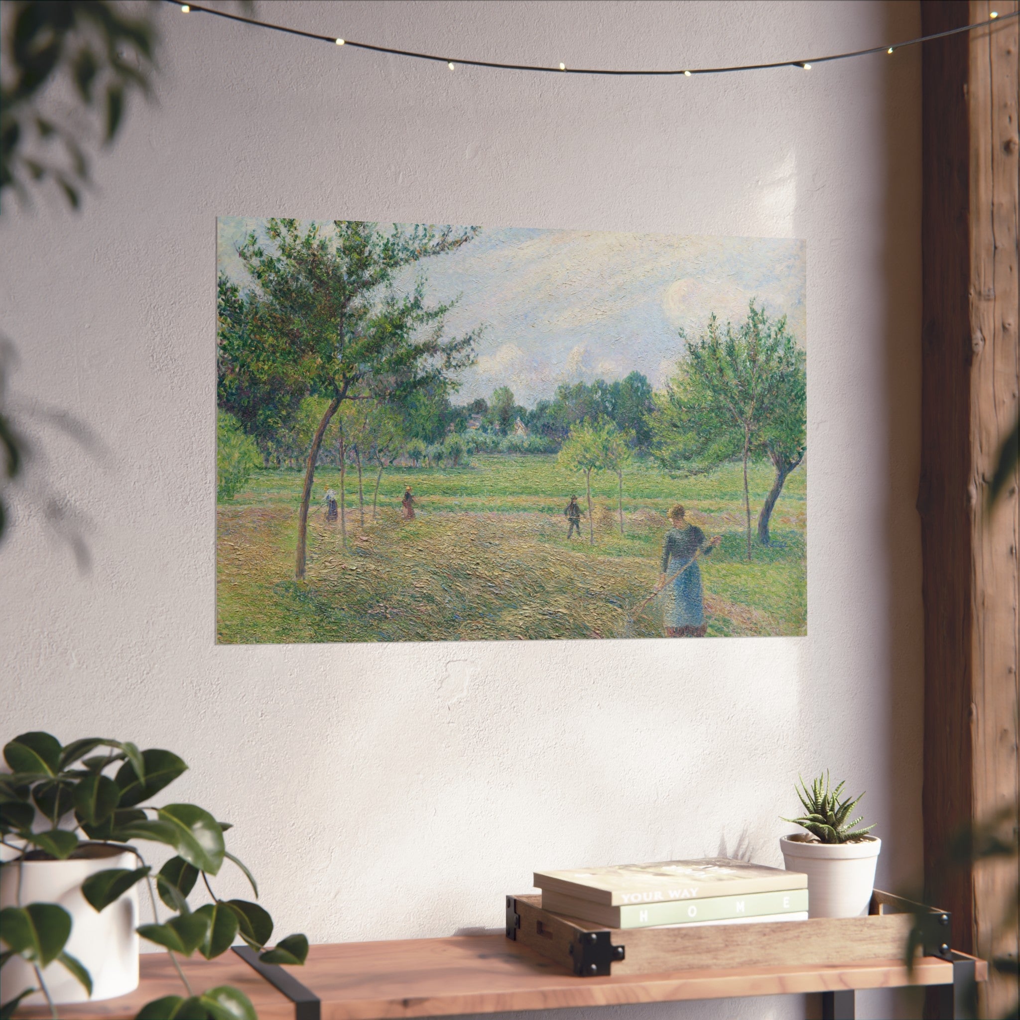 Camille Pissarro - Haymaking at Éragny | Fine Art Poster