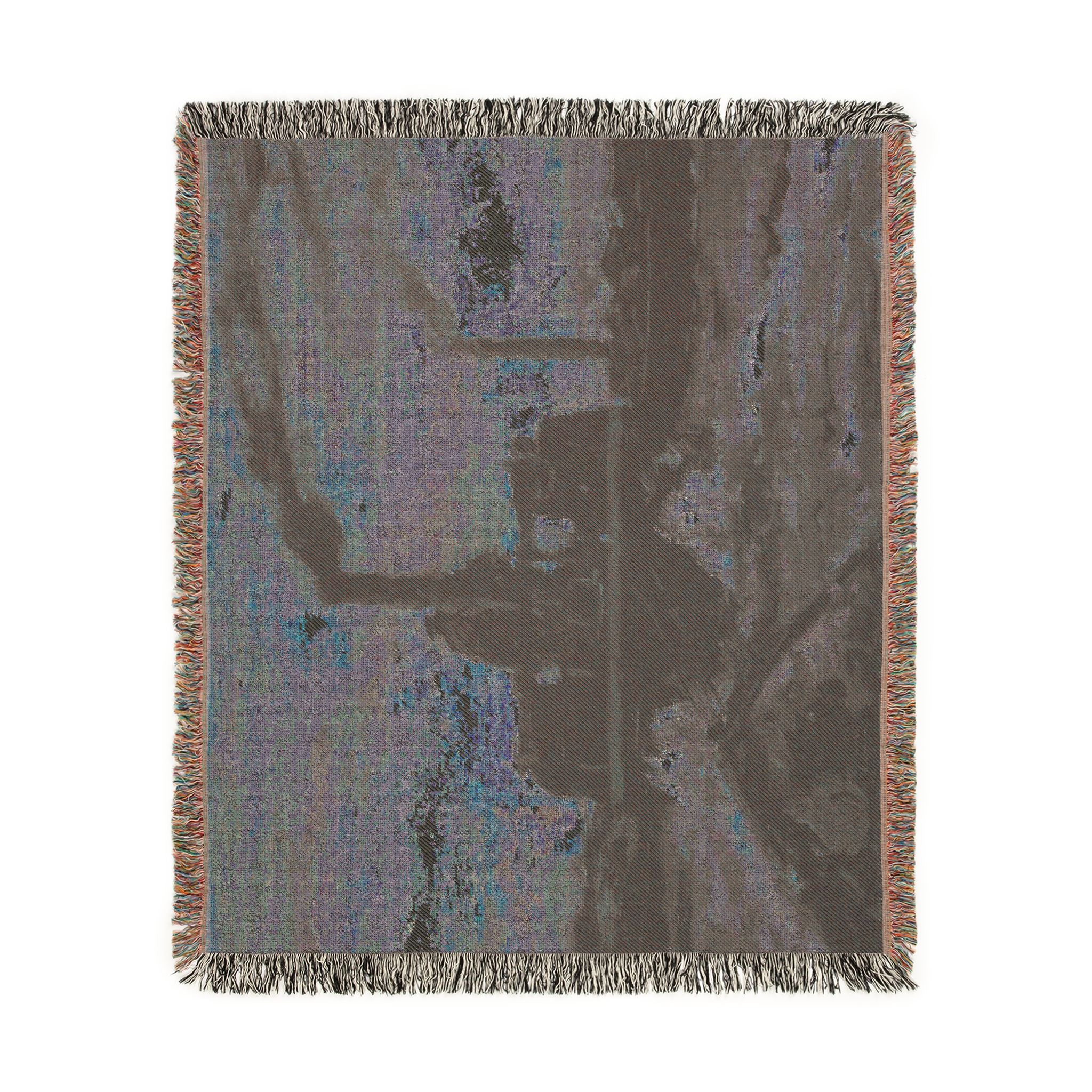 Charles François Daubigny - River Boat | Woven Tapestry Blanket