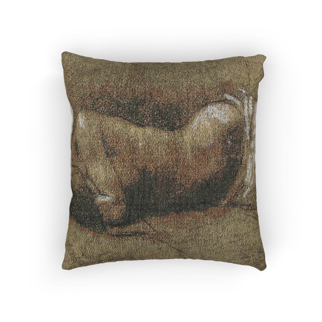 Pierre Puvis de Chavannes - Study of a Sleeping Woman | Woven Pillow