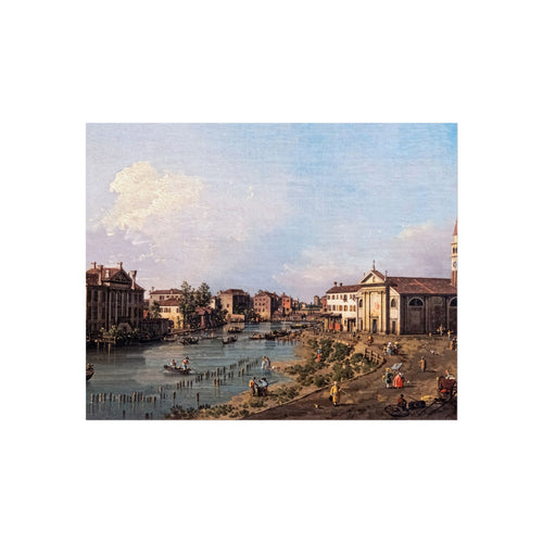 Bemberg Fondation Toulouse - Vue de Dolo - Canaletto ca 1740 - Inv 1011 | Fine Art Poster