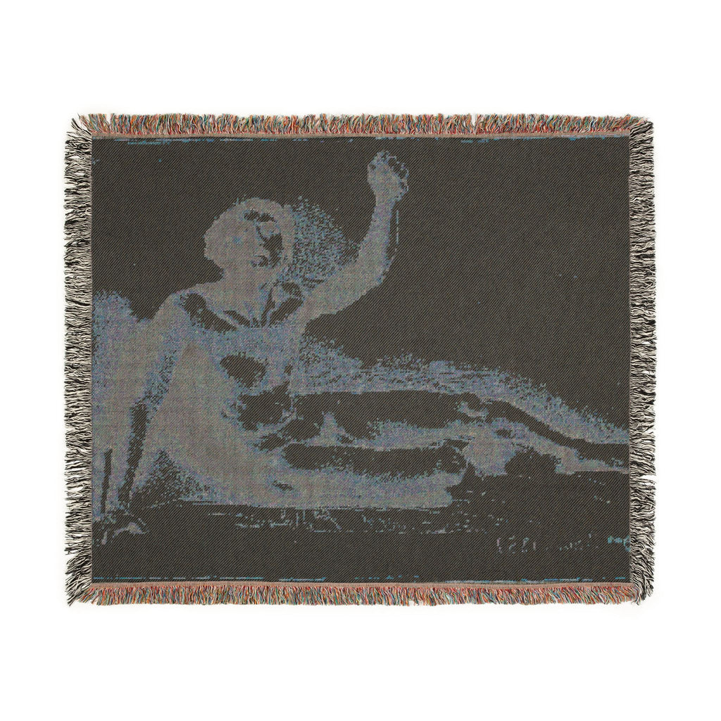 Hilaire Germain Edgar Degas - Study of a Male Nude | Woven Tapestry Blanket