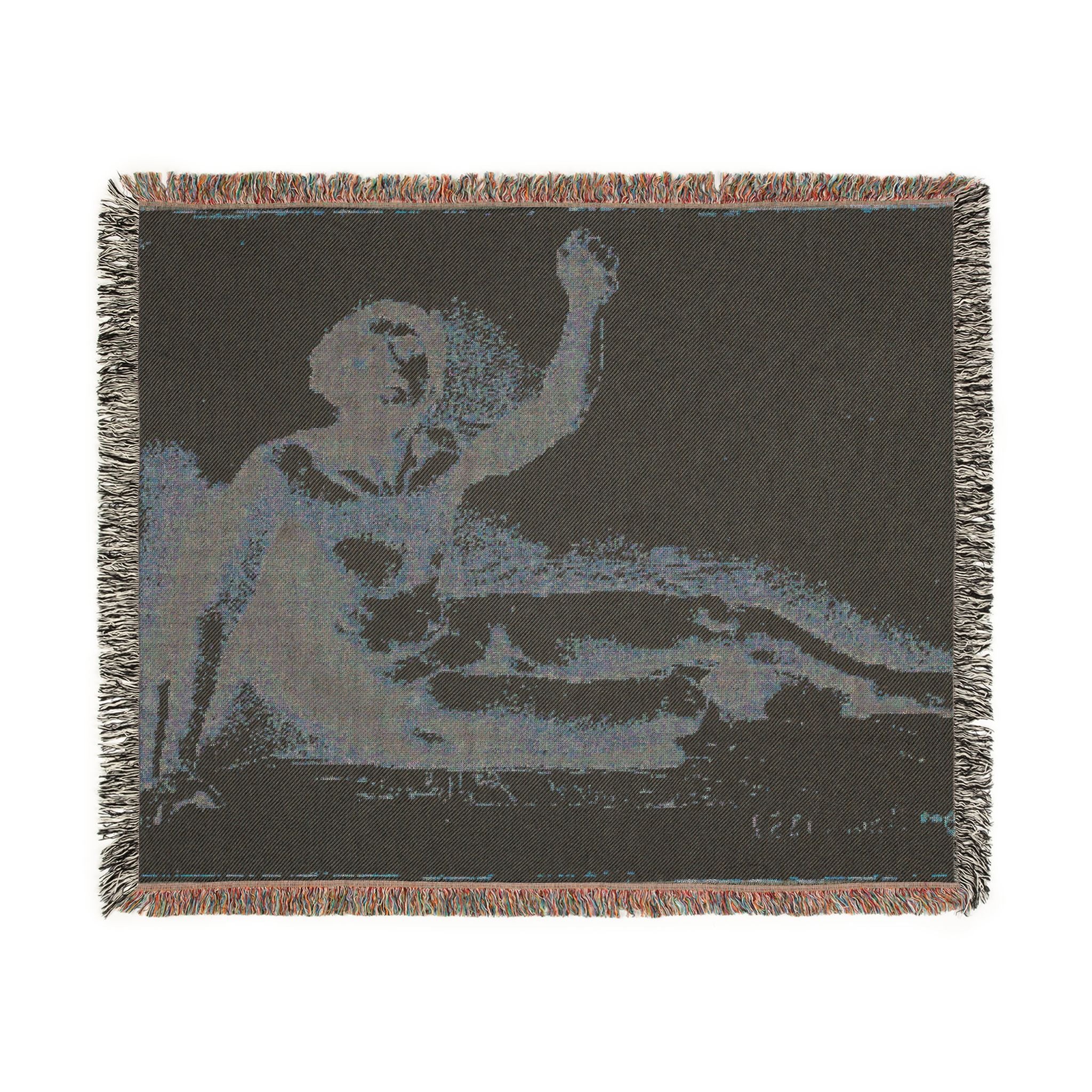Hilaire Germain Edgar Degas - Study of a Male Nude | Woven Tapestry Blanket