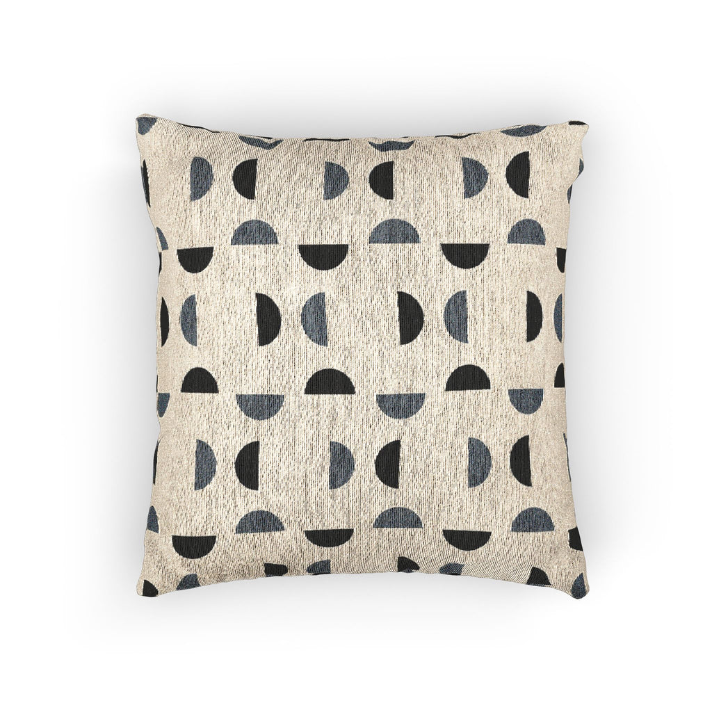 Inkwell Half Moon Woven Pillow