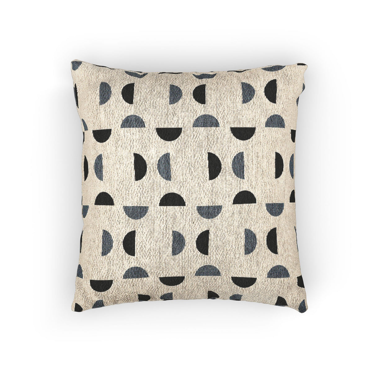 Inkwell Half Moon Woven Pillow