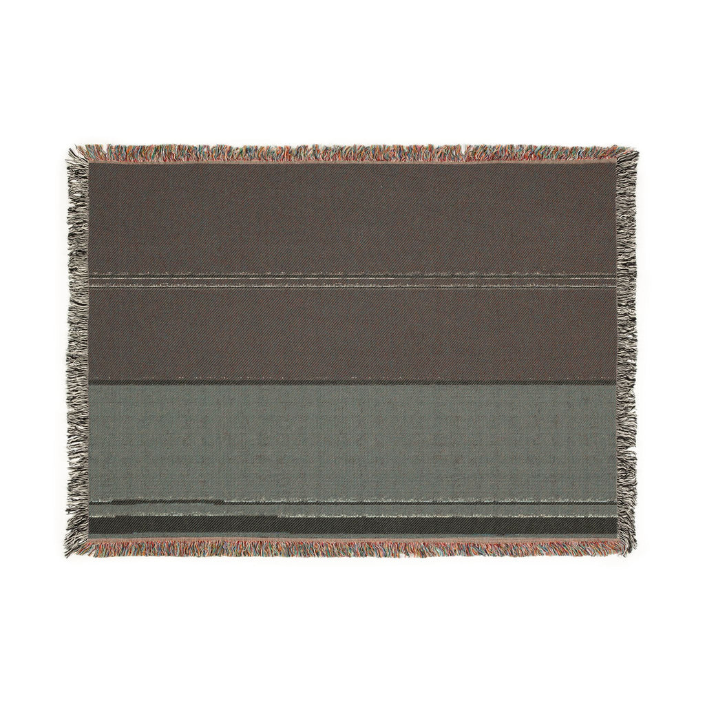 Orchard Throw — Ink · Fig · Warm White