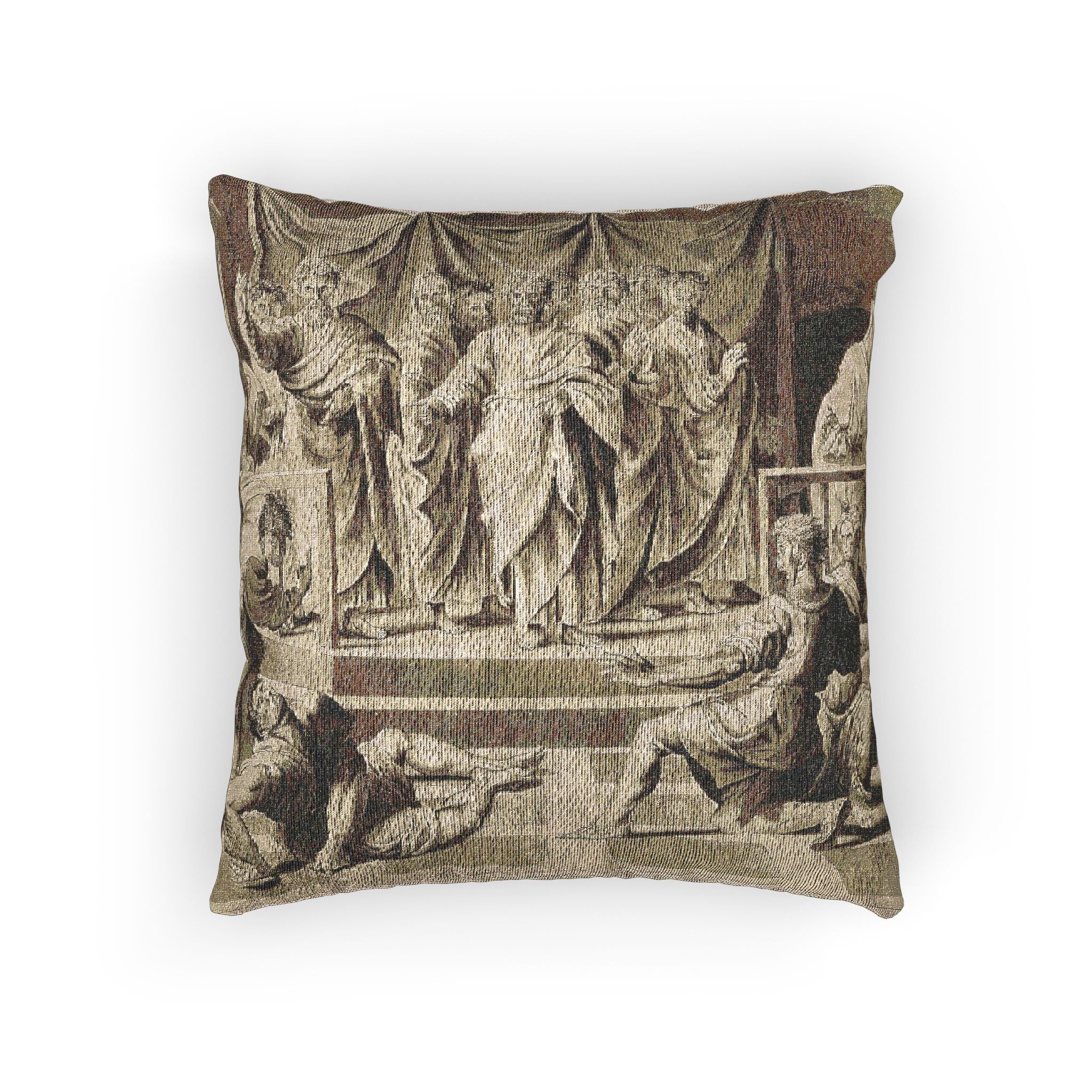 John Constable - Death of Ananias | Woven Pillow