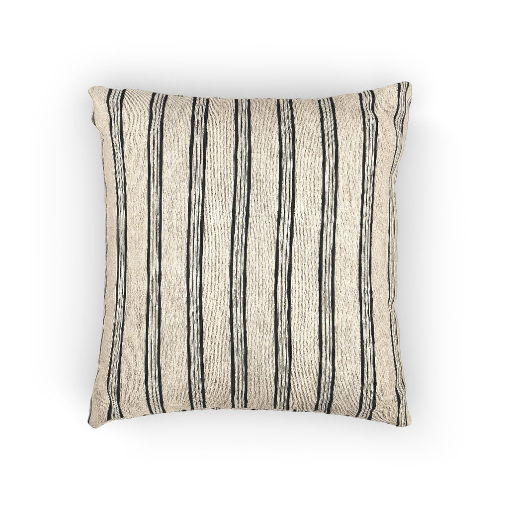 Inkwell Ticking Stripe Woven Pillow