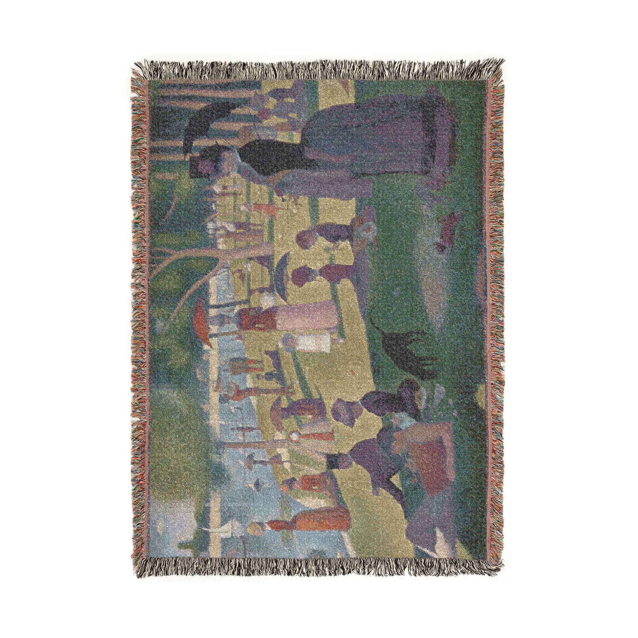 Georges Seurat - A Sunday on La Grande Jatte — 1884 | Woven Tapestry Blanket
