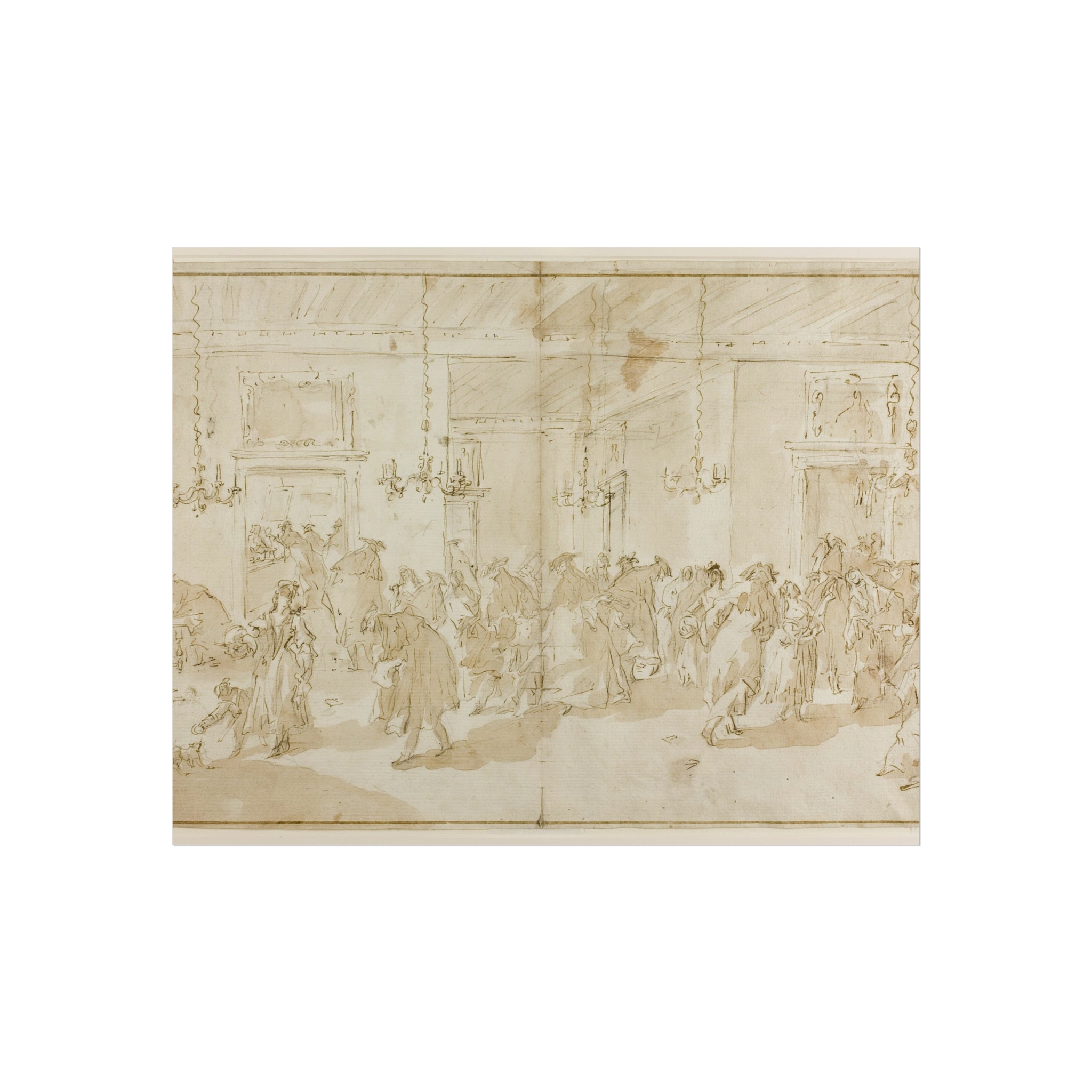 Giovanni Antonio Guardi - Il Ridotto | Fine Art Poster