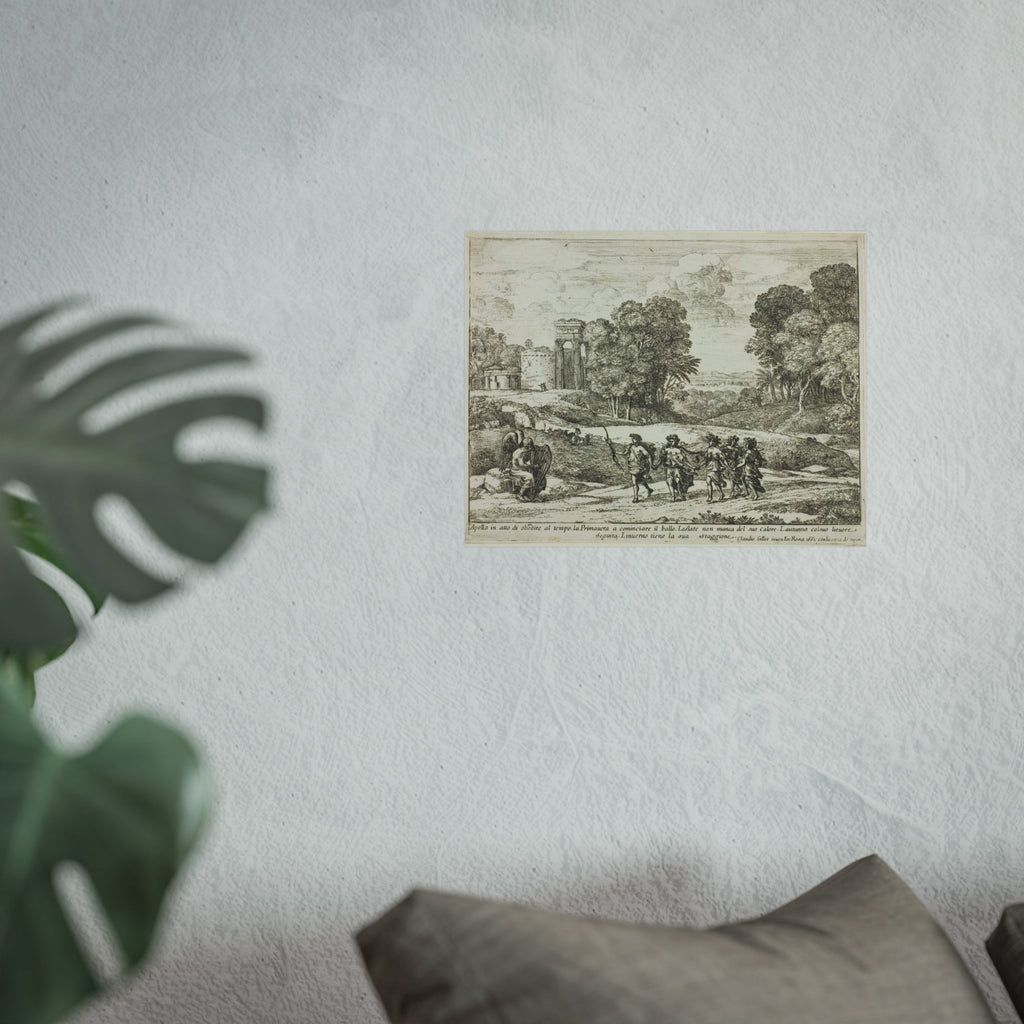 Claude Lorrain - Time, Apollo and the Seasons | Fine Art Poster
