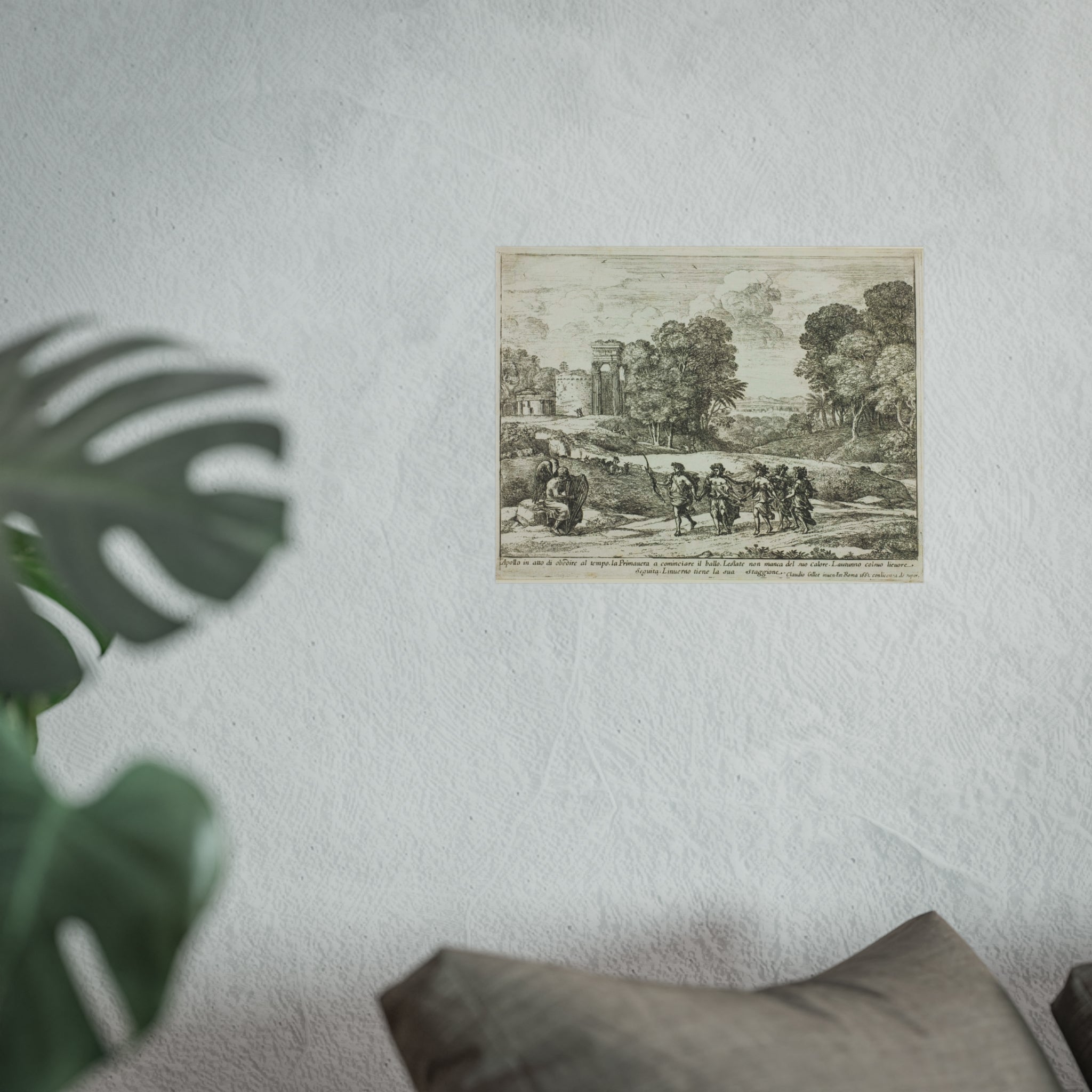 Claude Lorrain - Time, Apollo and the Seasons | Fine Art Poster