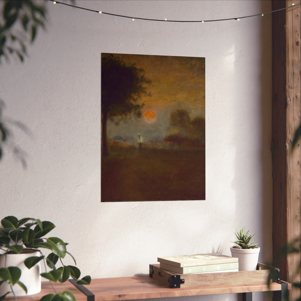 George Inness - Moonrise | Fine Art Poster