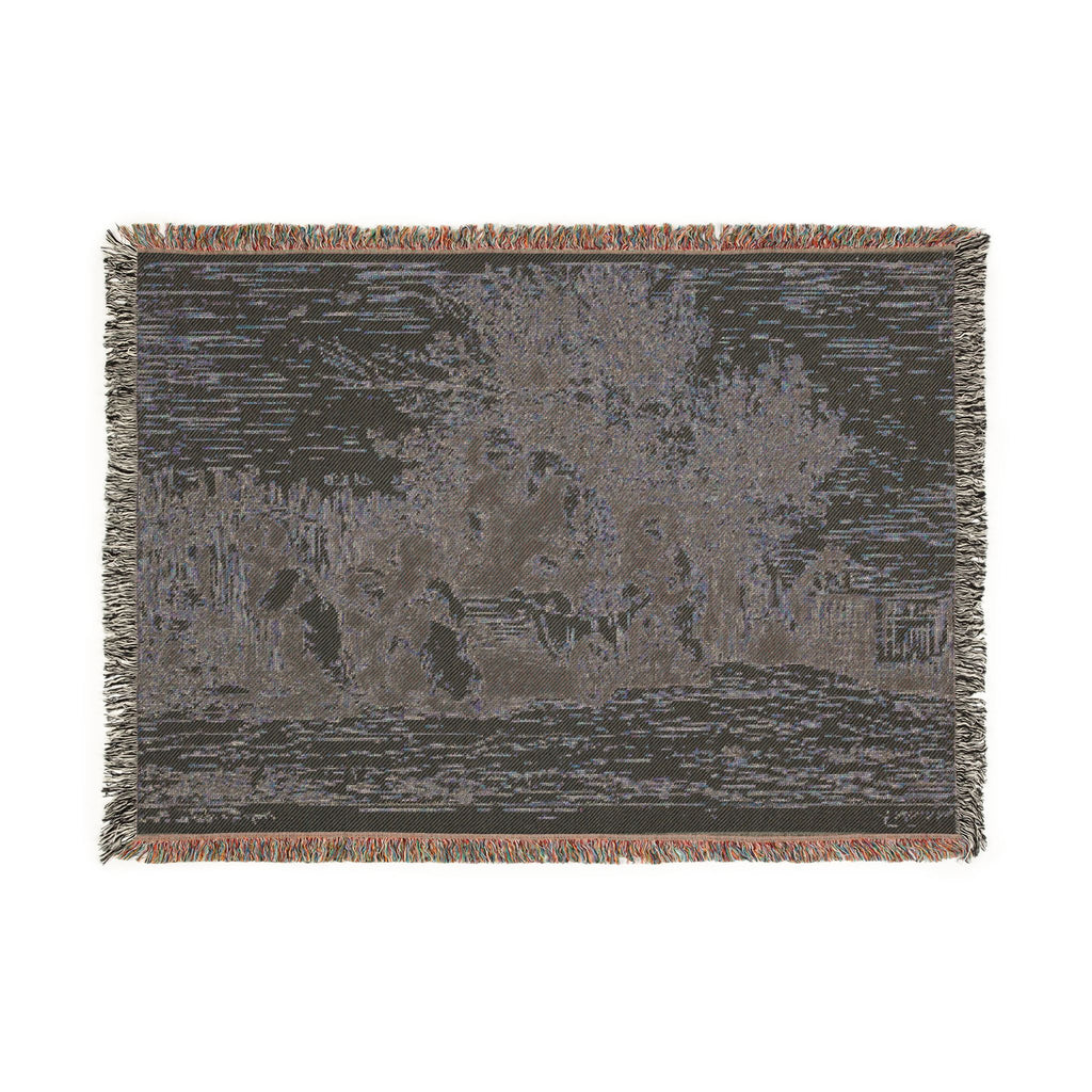 Charles François Daubigny - The Heritage of the Wagon (The Children with the Wagon) | Woven Tapestry Blanket