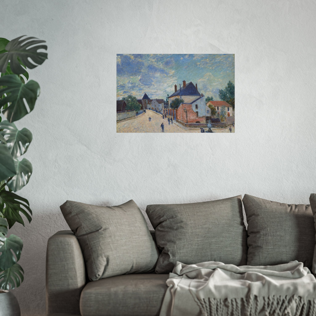 Alfred Sisley - Street in Moret | Fine Art Poster