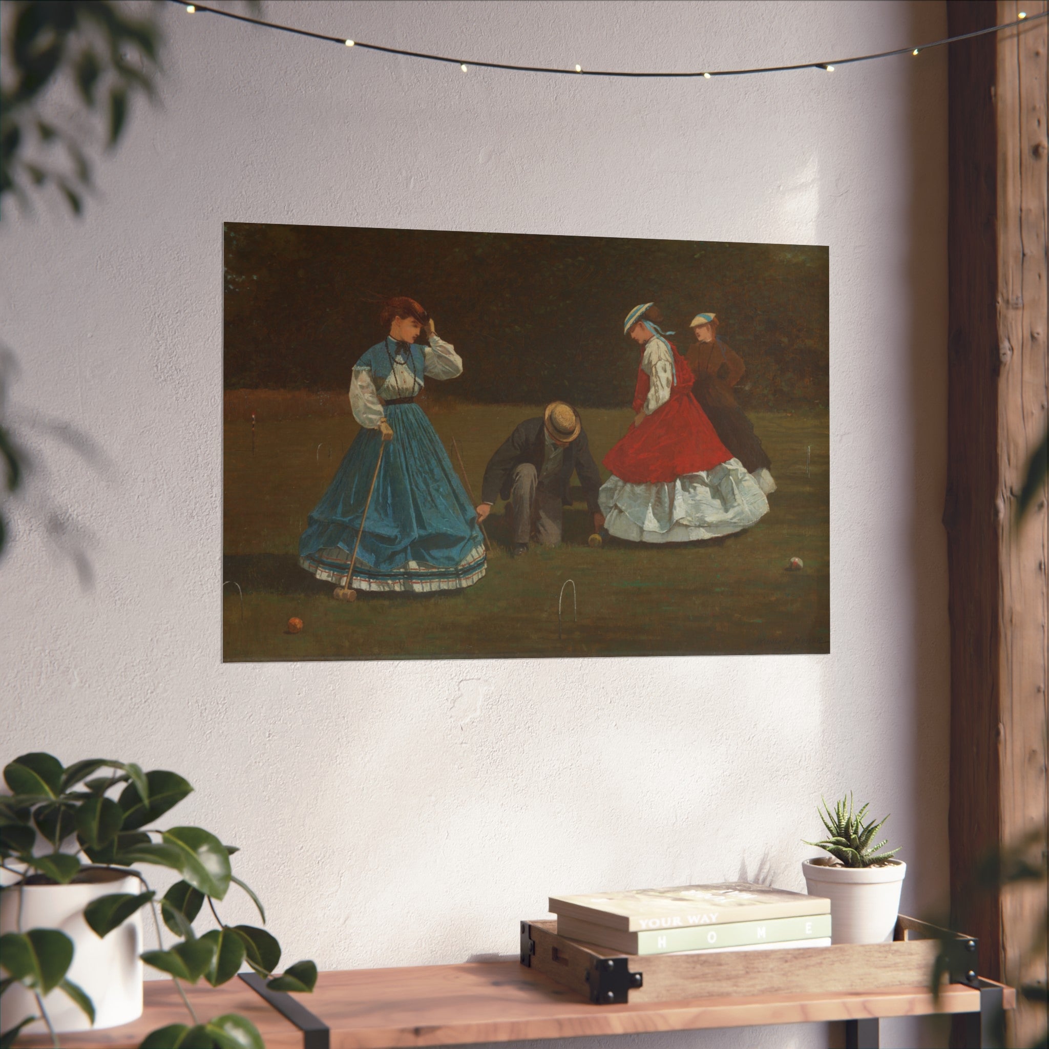 Winslow Homer - Croquet Scene | Fine Art Poster