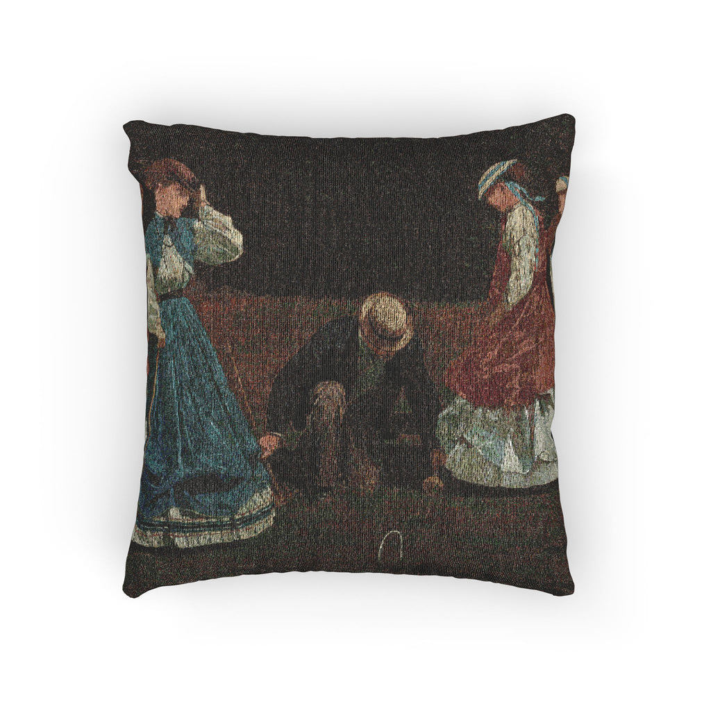 Winslow Homer - Croquet Scene | Woven Pillow