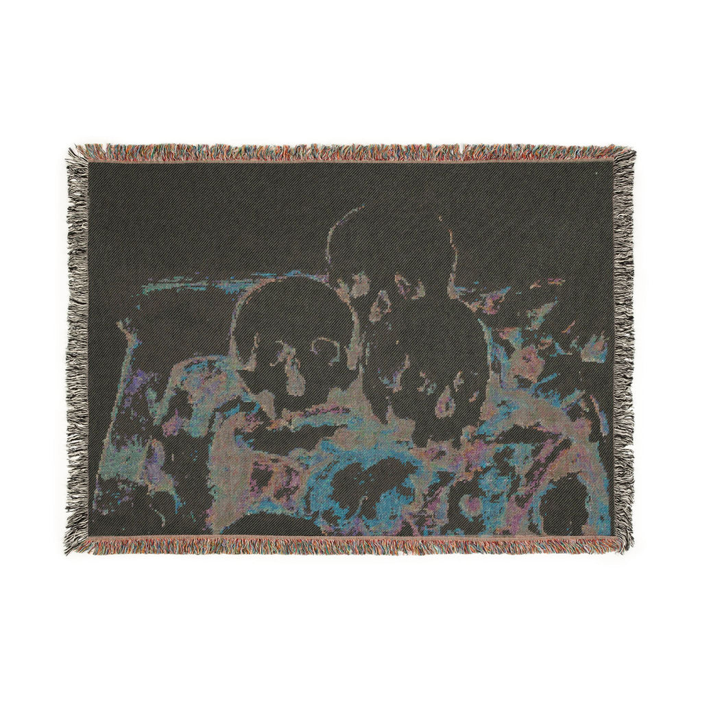Paul Cezanne - The Three Skulls | Woven Tapestry Blanket