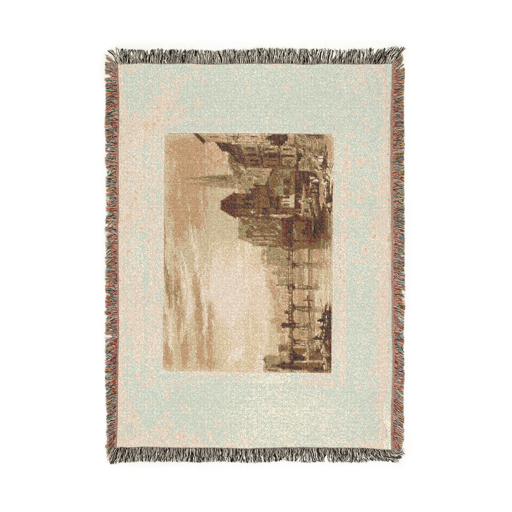 Joseph Mallord William Turner - Basle, plate 5 from Liber Studiorum | Woven Tapestry Blanket
