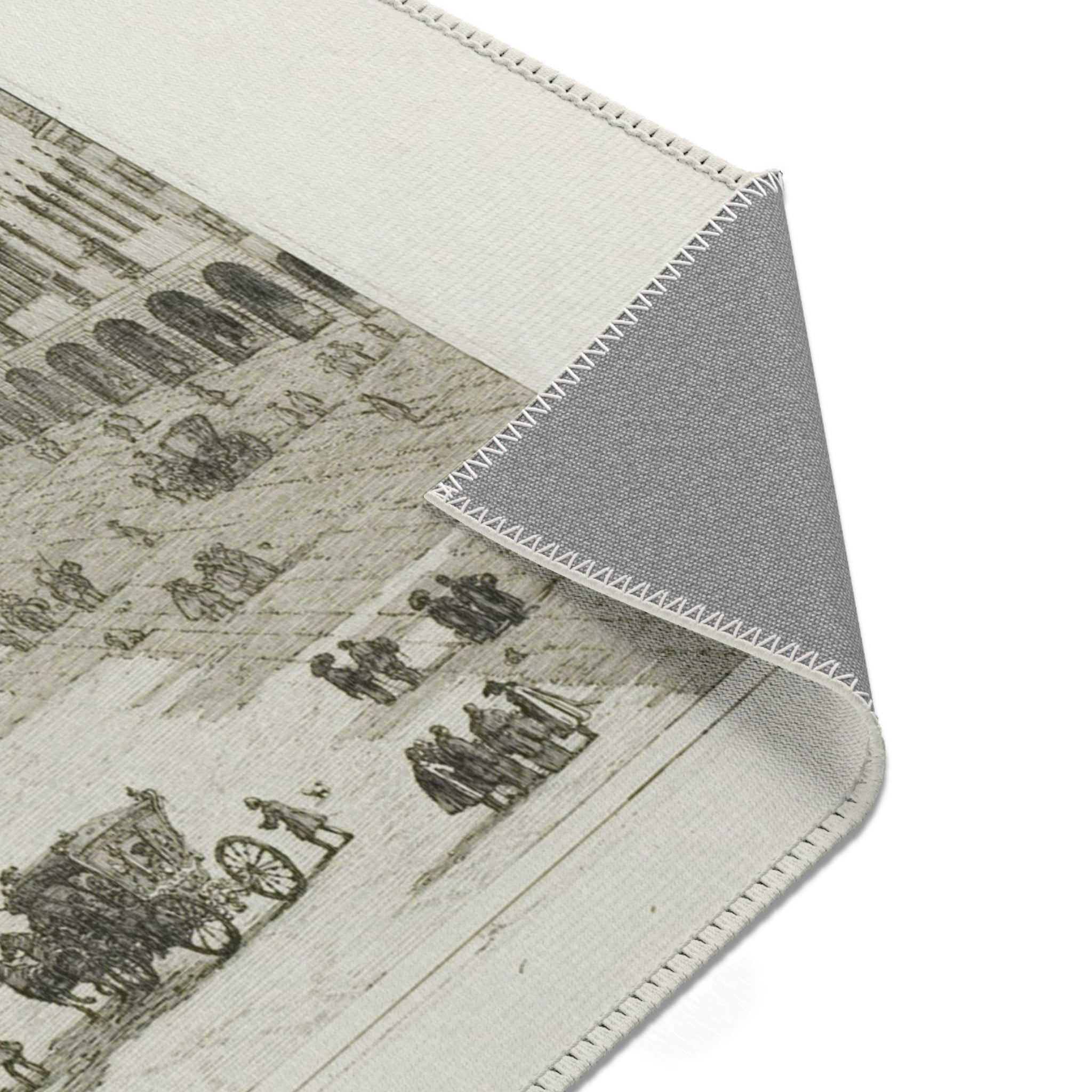 Canaletto - Prà della Valle, from Vedute | Area Rug