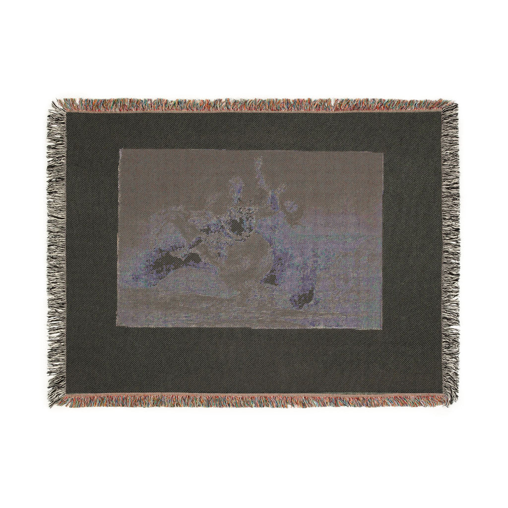 Francisco José de Goya y Lucientes - A Woman and a Horse, Let Someone Else Master Them, plate ten from Los Proverbios | Woven Tapestry Blanket