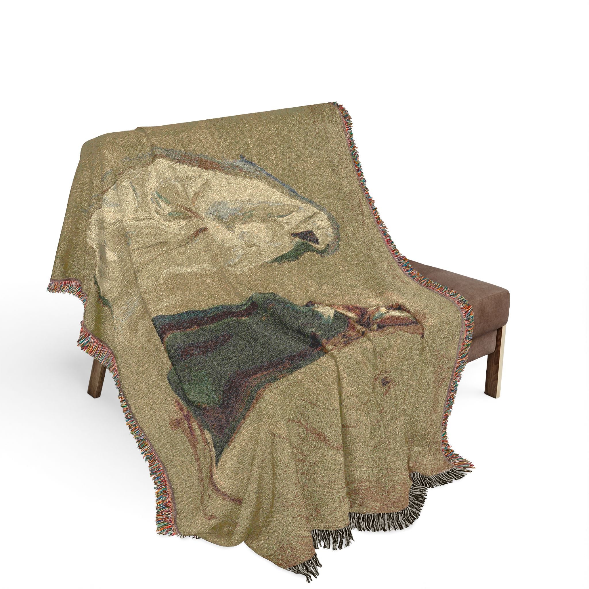 Study of Two Bedouins John Singer Sargent Tapestry Blanket