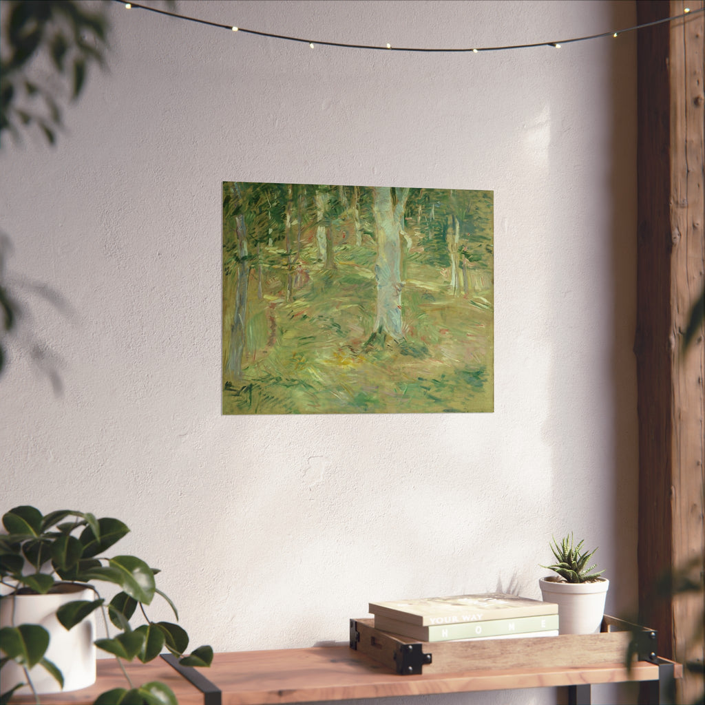 Berthe Morisot - Forêt de Compiègne | Fine Art Poster