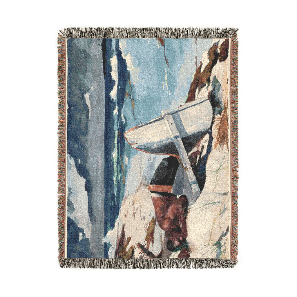 Winslow Homer - After the Hurricane, Bahamas | Woven Tapestry Blanket