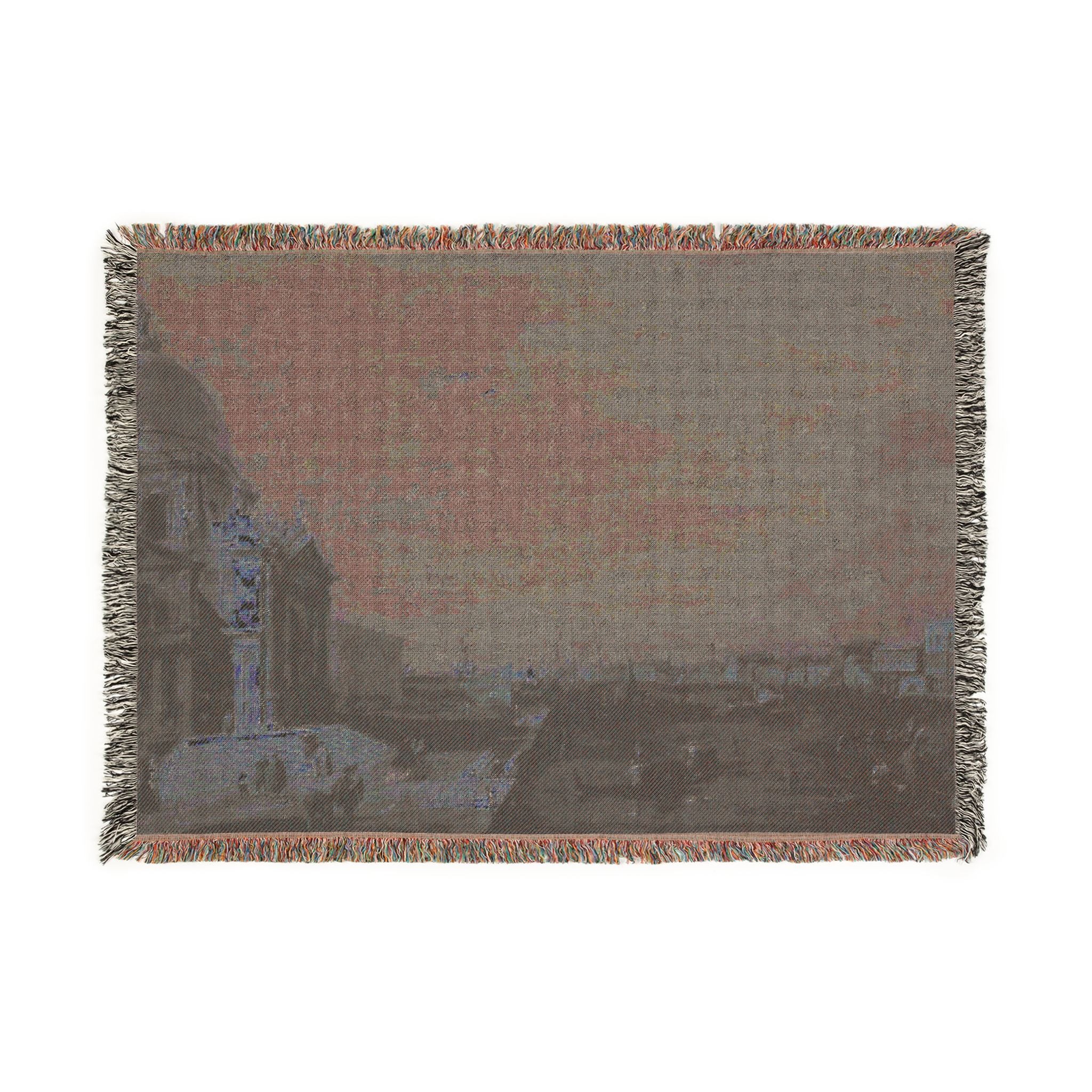 Francesco Guardi - The Grand Canal, Venice | Woven Tapestry Blanket