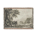 Claude Lorrain - Scene of Brigands | Woven Tapestry Blanket