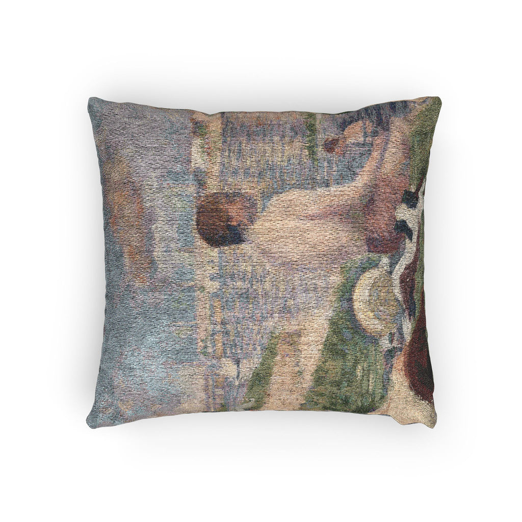 Georges Seurat - Final Study for Bathers at Asnières | Woven Pillow