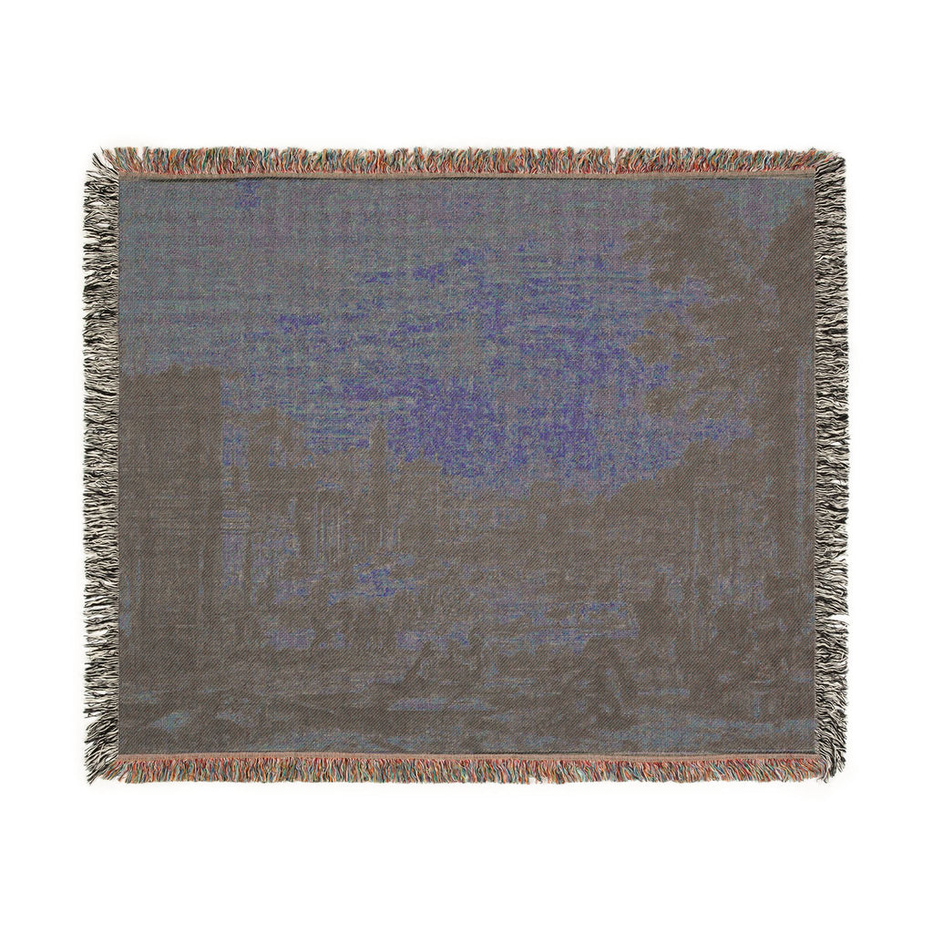 Claude Lorrain - The Roman Forum | Woven Tapestry Blanket