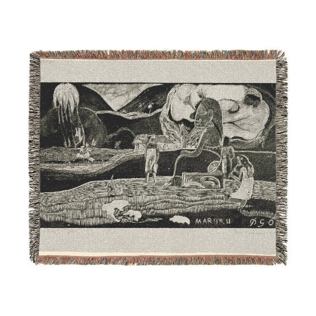 Paul Gauguin - Maruru (Offerings of Gratitude), from the Noa Noa Suite | Woven Tapestry Blanket