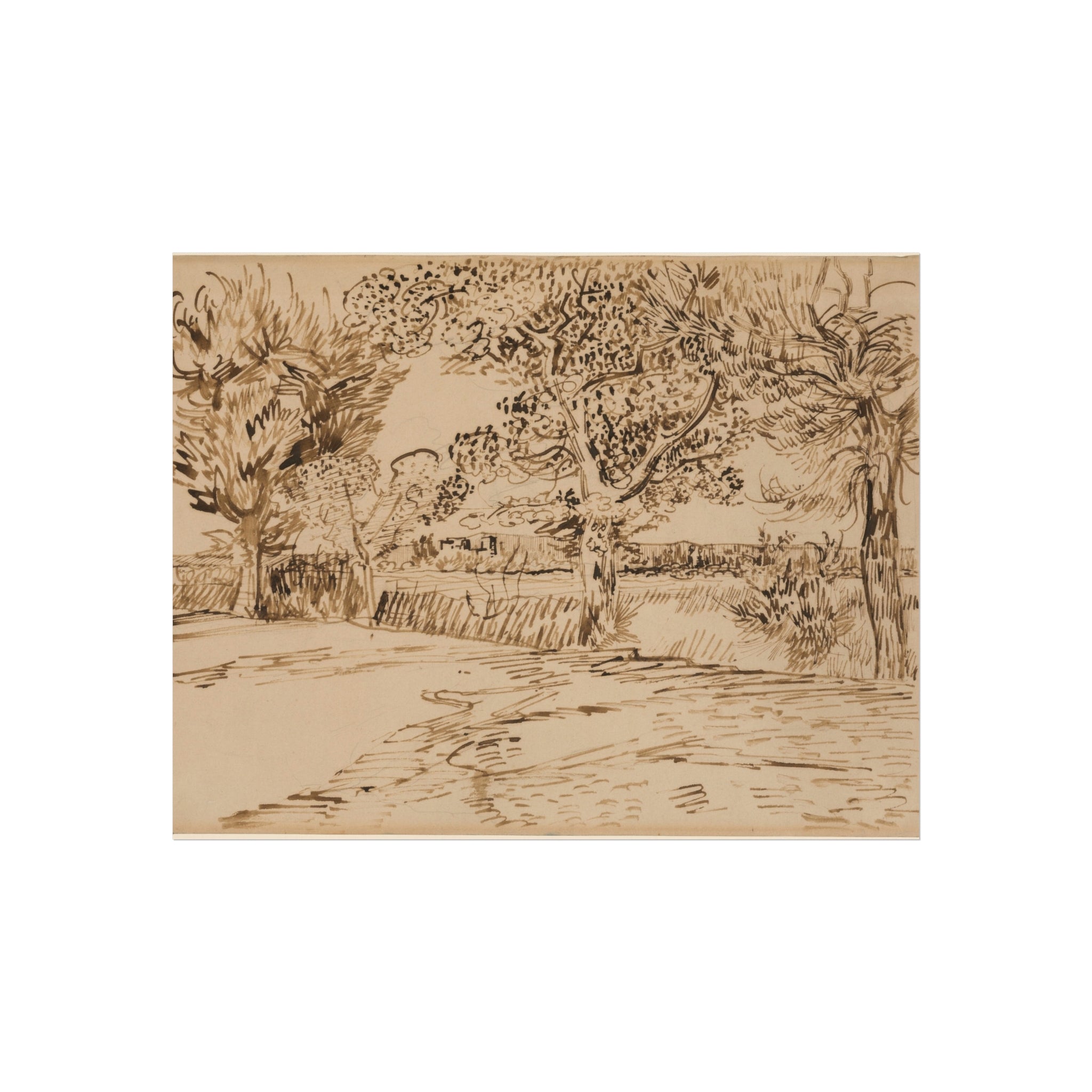 Vincent van Gogh - Landscape at Arles | Fine Art Poster