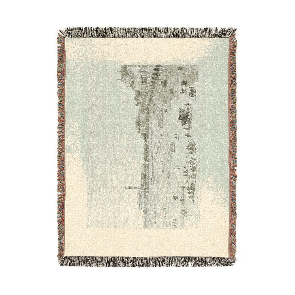 Canaletto - Prà della Valle, from Vedute | Woven Tapestry Blanket