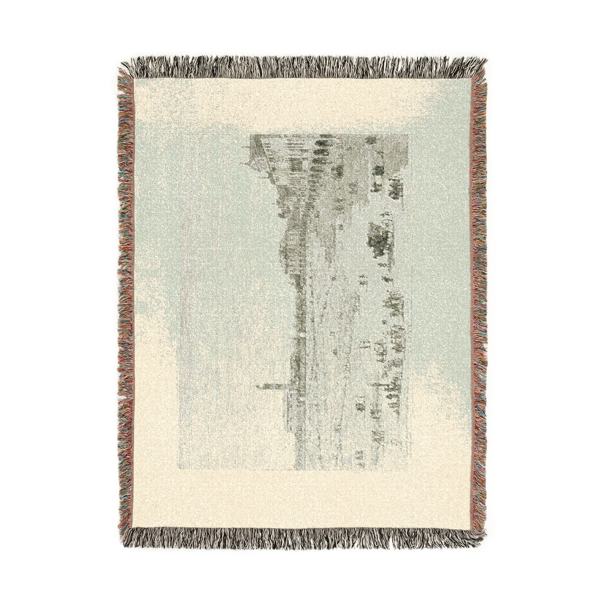 Canaletto - Prà della Valle, from Vedute | Woven Tapestry Blanket