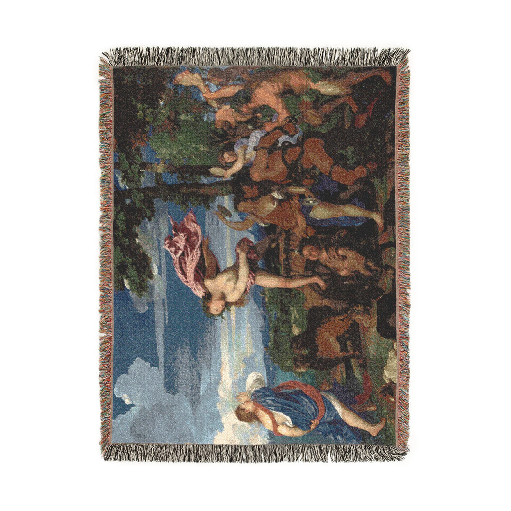 Titian Bacchus and Ariadne | Woven Tapestry Blanket