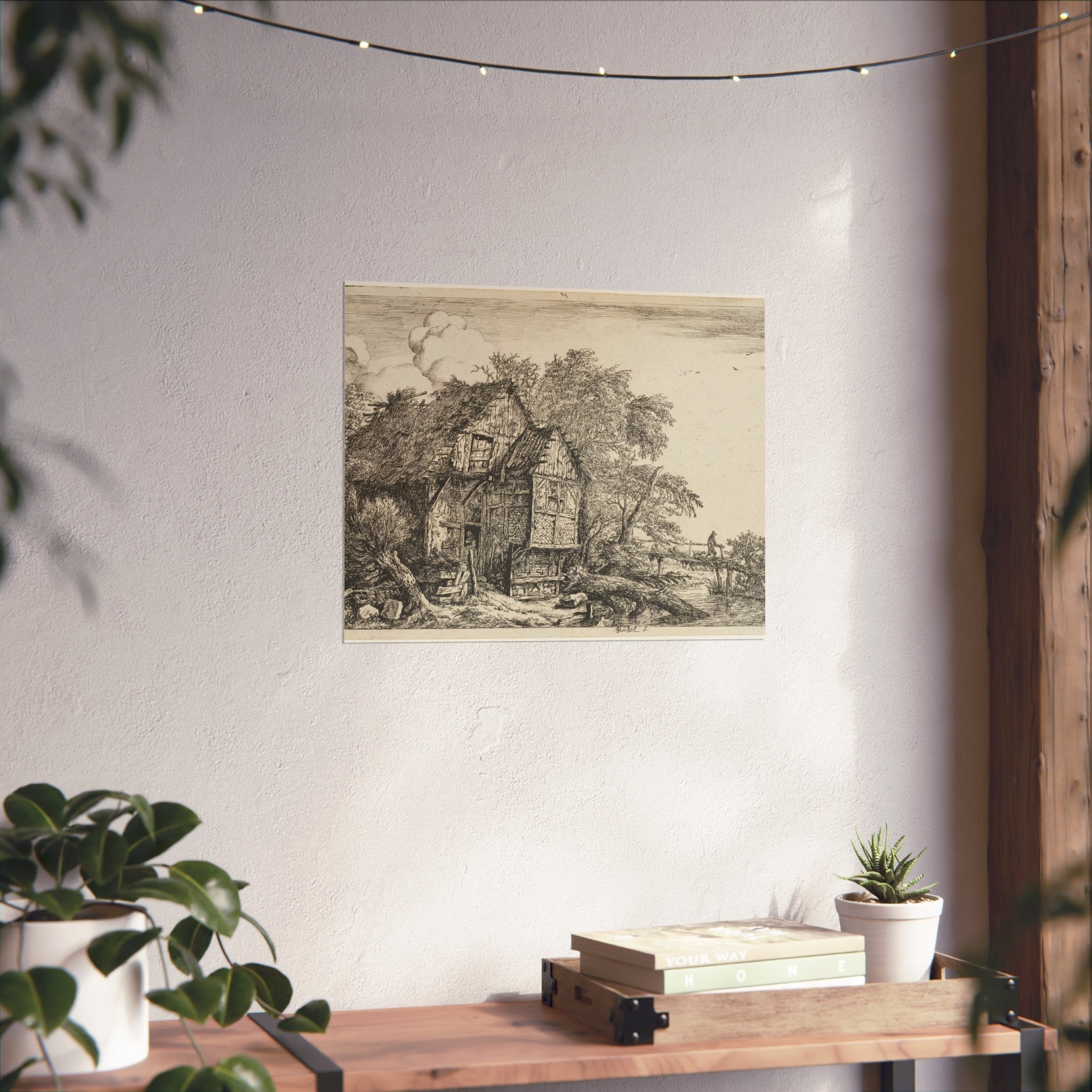 Jacob van Ruisdael - The Little Bridge | Fine Art Poster